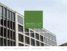 Tablet Screenshot of michel-llp.de